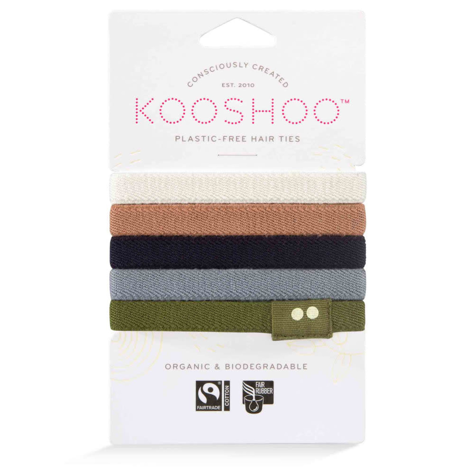 Kooshoo KOOSHOO Plastic-Free Hair Ties 5 pack