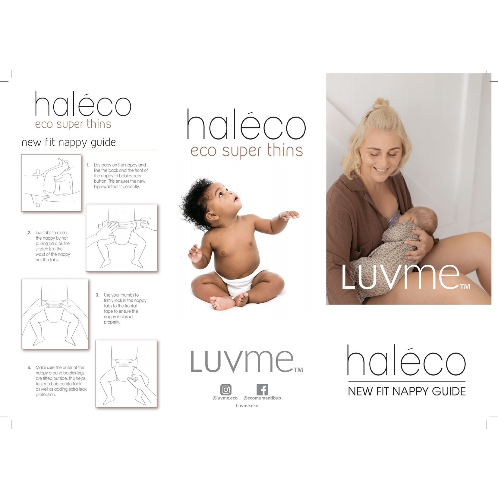 Luvme Haleco by Luvme Plant Based Walker Nappies (13-18kg) 52 Box