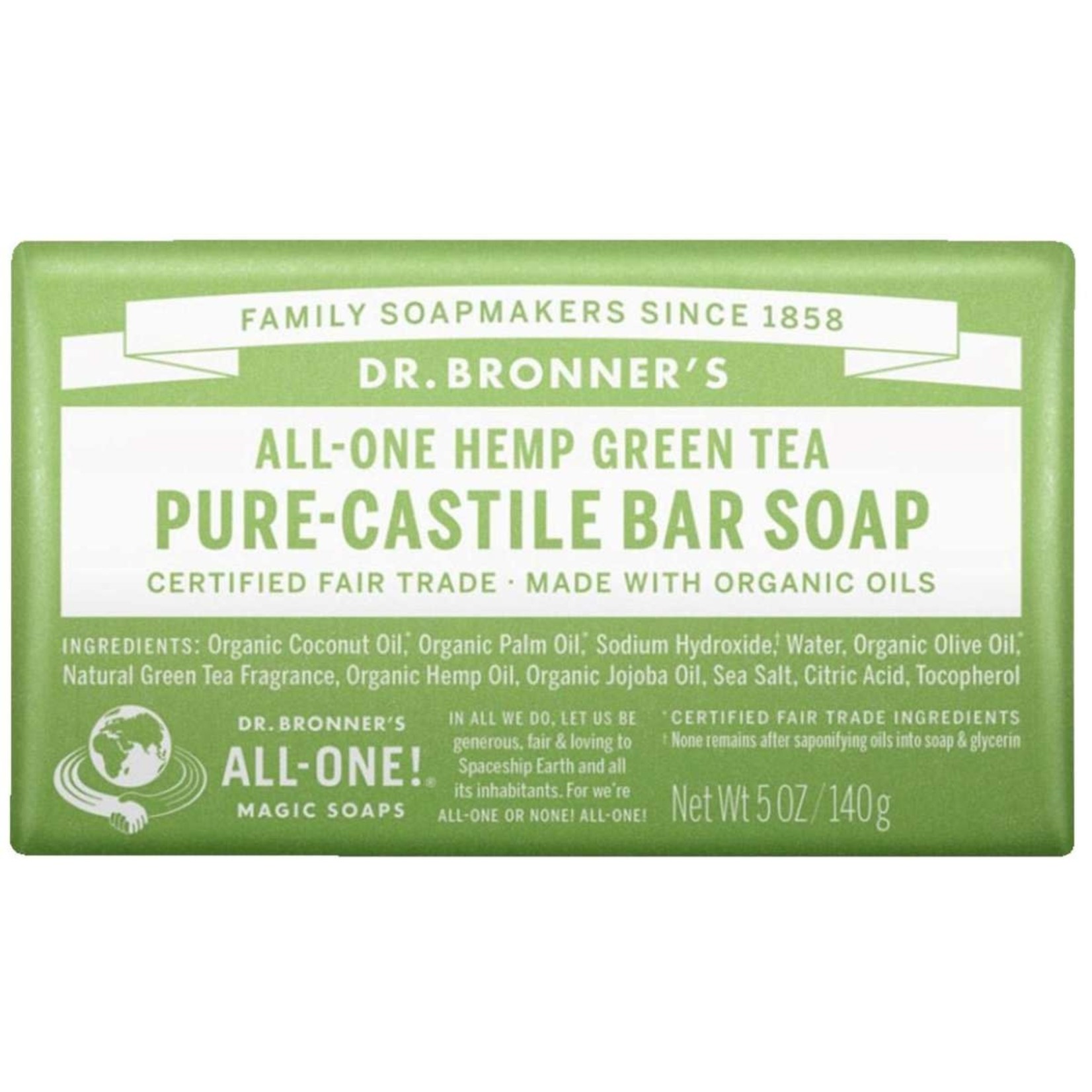 Dr. Bronner's Dr. Bronner's Pure Castile Soap Bar