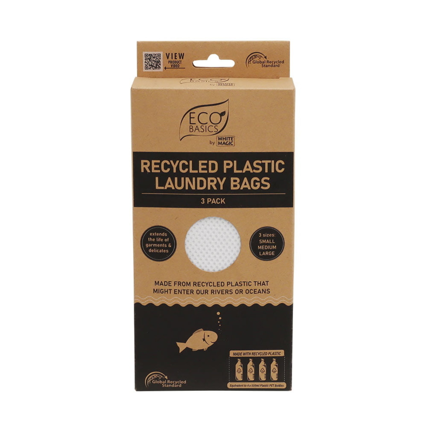 Eco Basics Eco Basics Recycled Plastic Laundry Bags 3 Pack