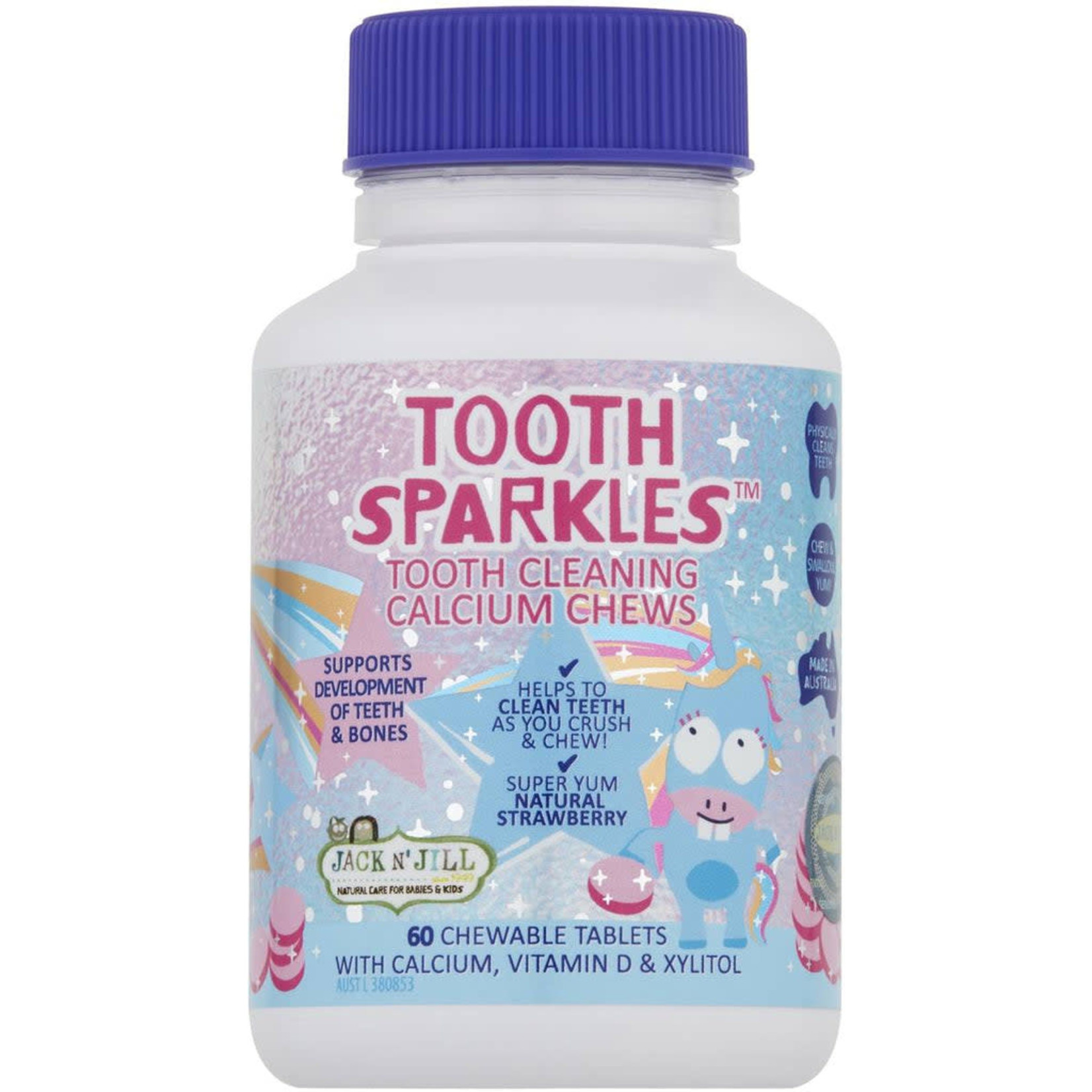 Jack N' Jill Jack N' Jill Tooth Sparkles Tooth Cleaning Calcium Chews