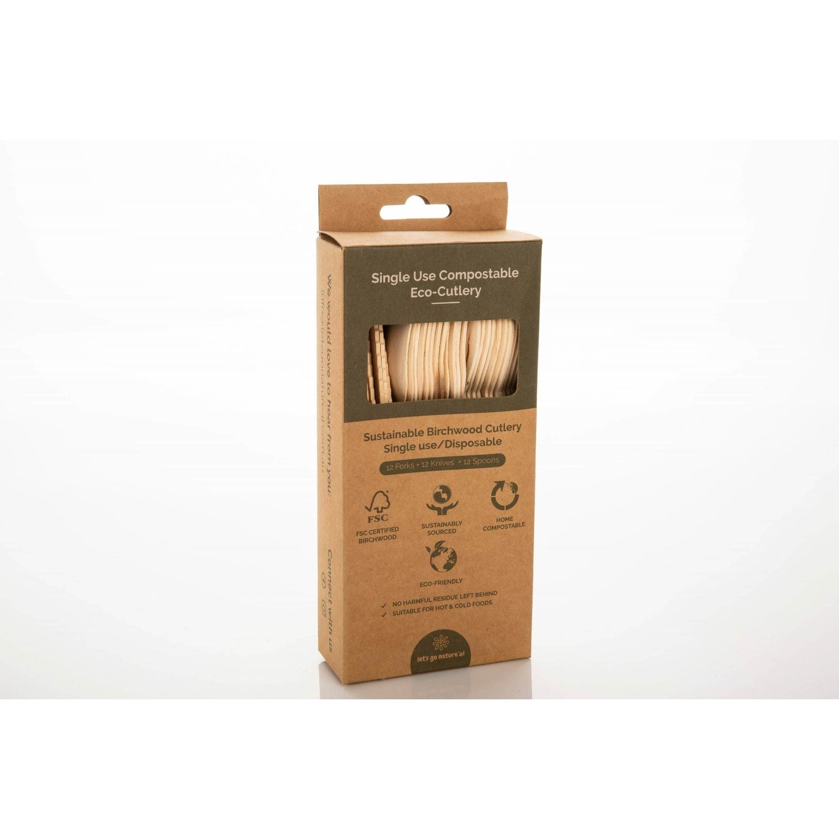Let's Go Nature'al Let's Go Natureal Compostable Cutlery 36pk