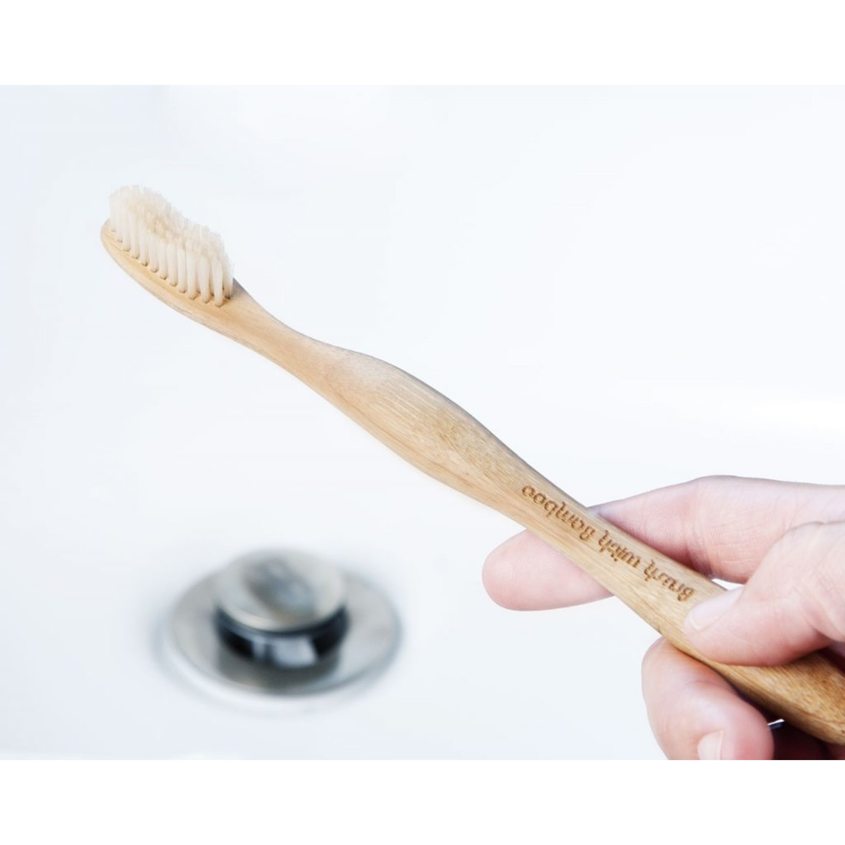 Brush With Bamboo Brush With Bamboo Toothbrush - Adults