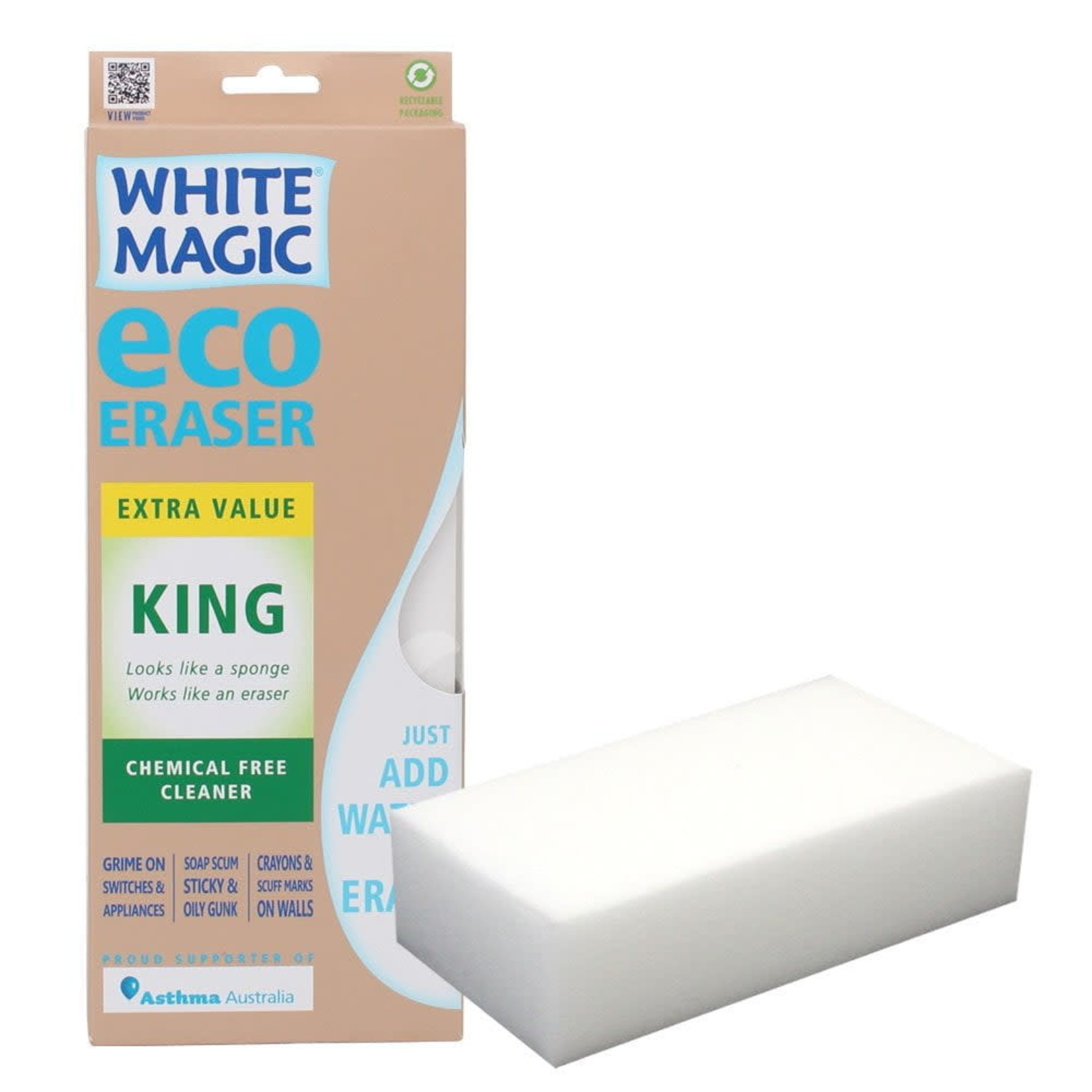 White Magic White Magic Eco Eraser Sponge - King