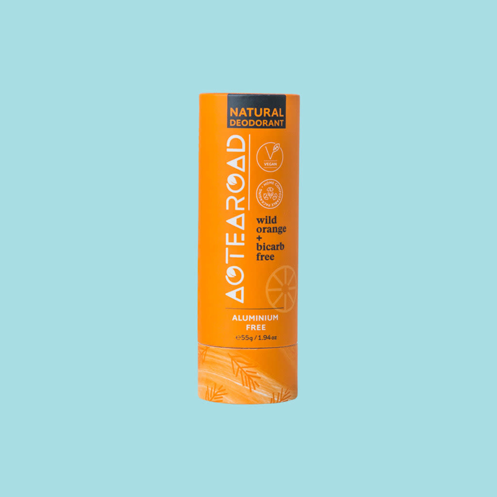 Aotearoad Aotearoad Deodorant Stick Bicarb Free + Wild Orange