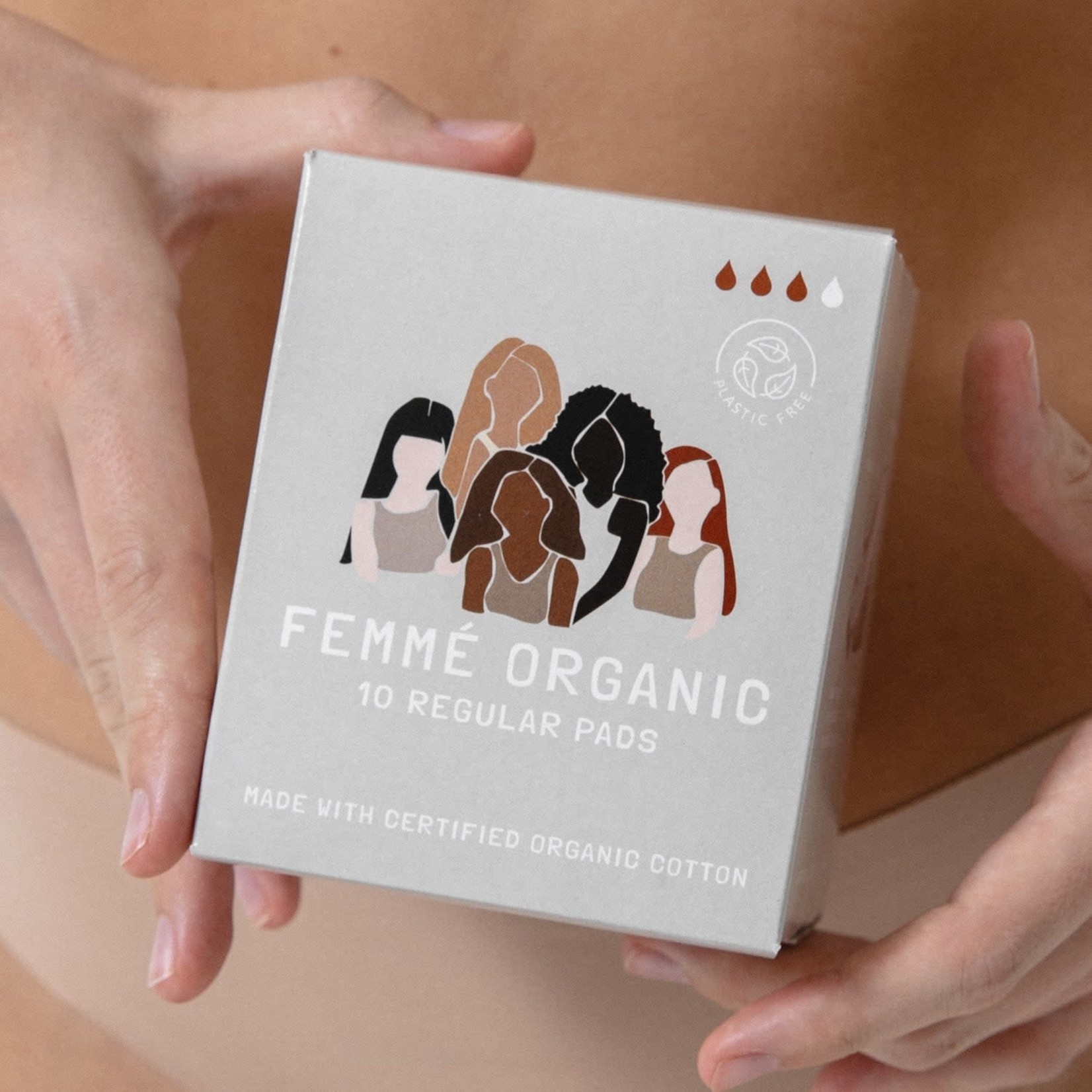 Femmé Organic Femmé Organic Cotton Pads Regular