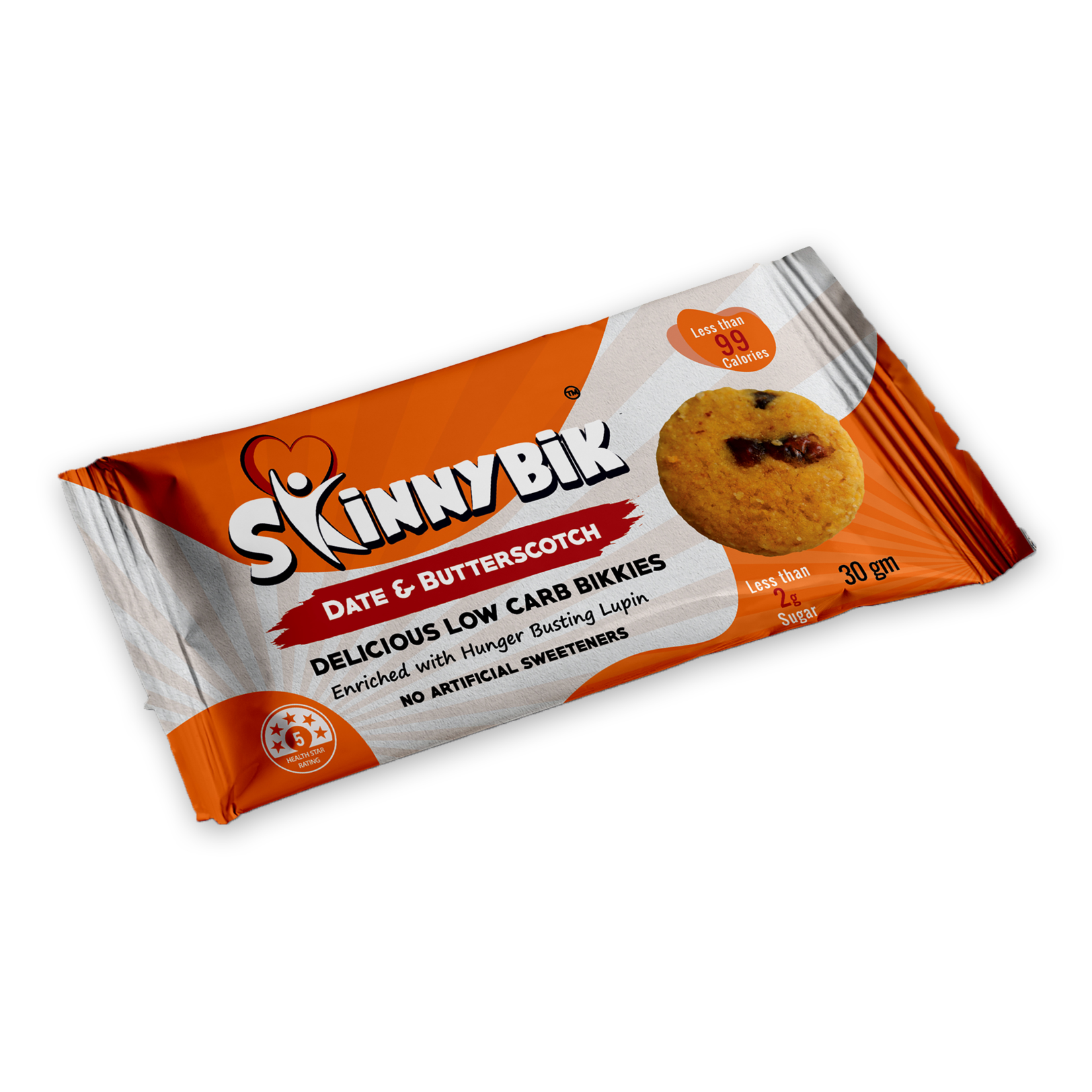 Skinnybik Skinnybik Low Carb Biscuits Date & Butterscotch