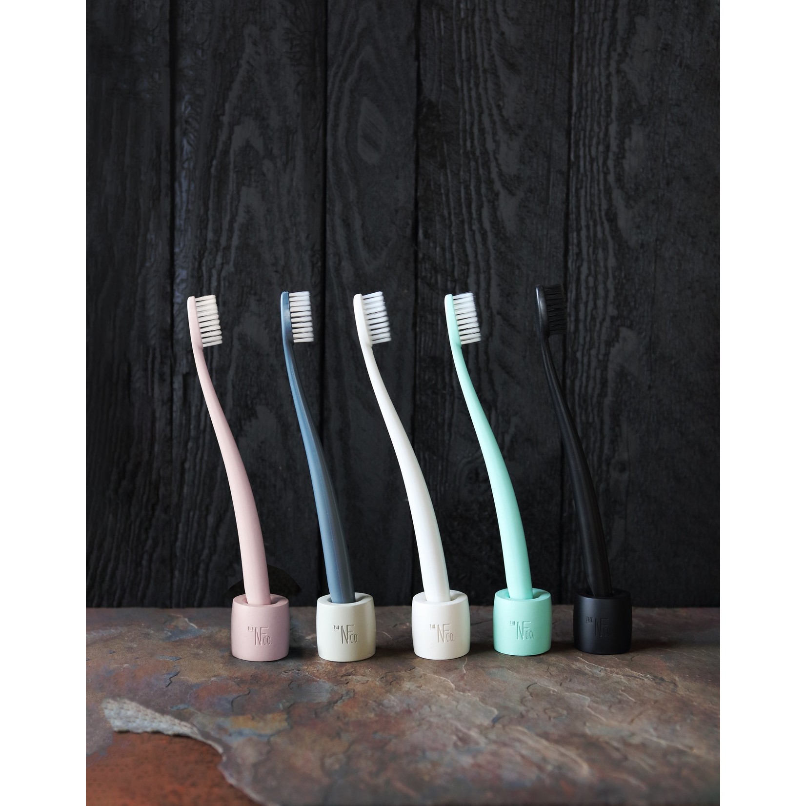 The NF Co. The Natural Family Co. Cornstarch toothbrush & stand