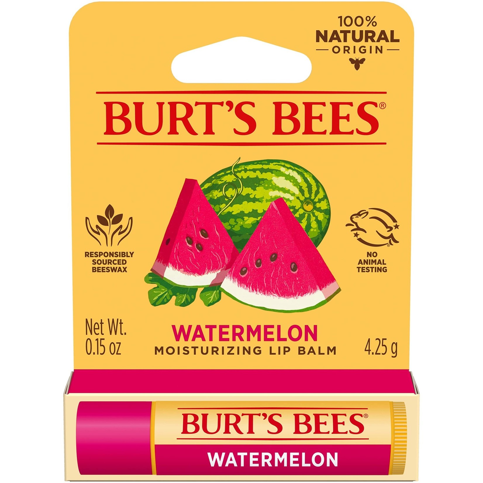 Burt's Bee Burt's Bees Natural Lip Balm Watermelon