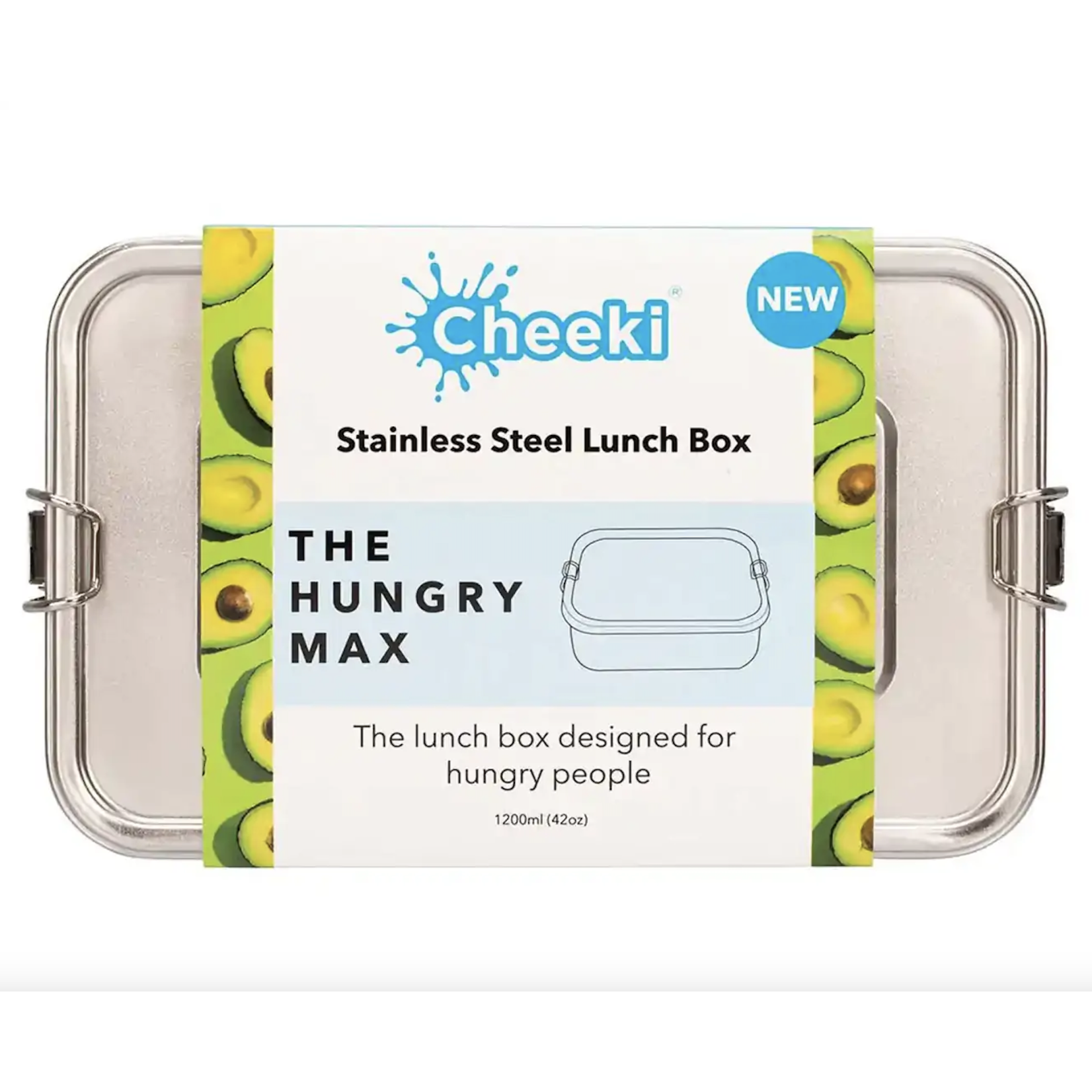 Cheeki Cheeki Lunch Box  1.2L Hungry Max