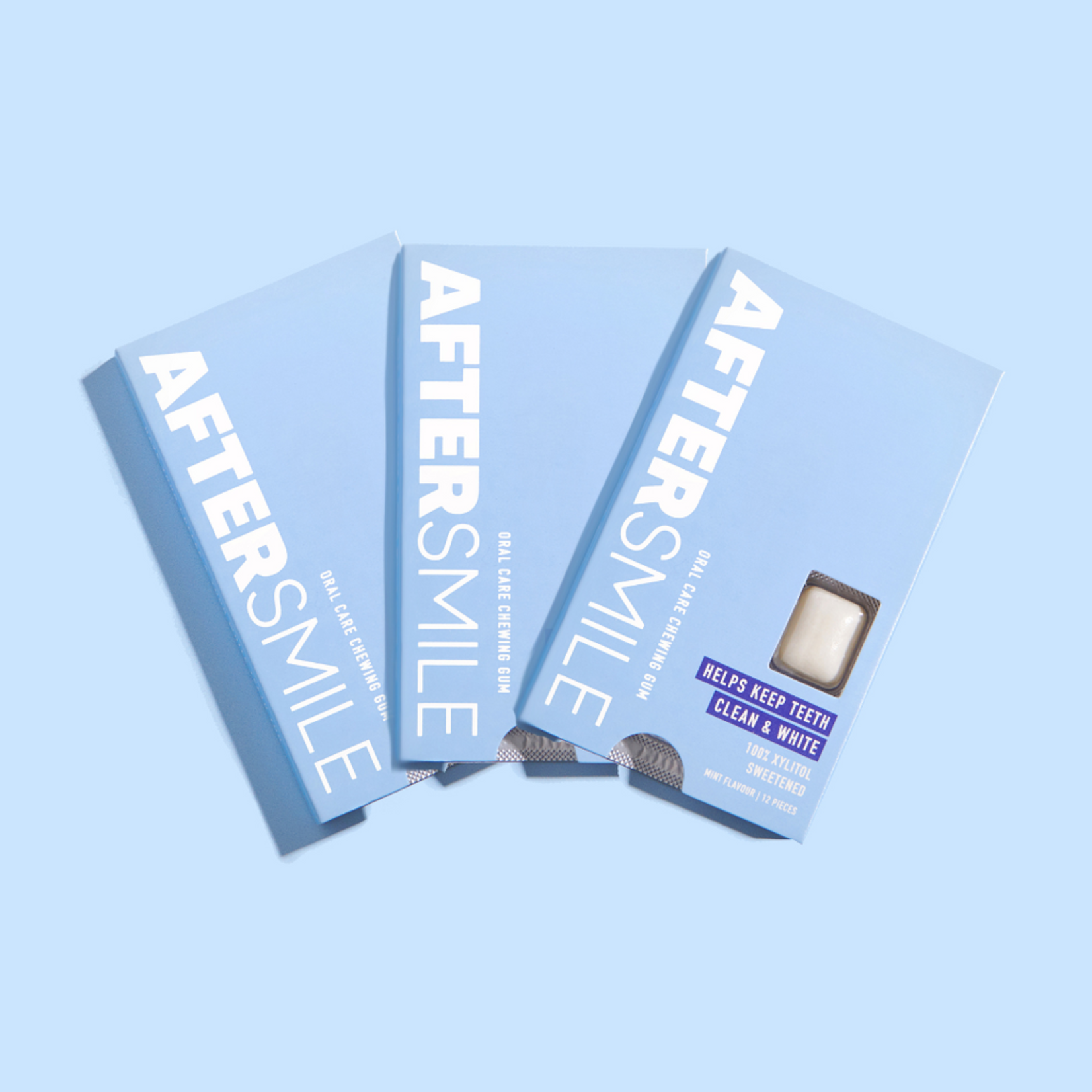 AfterSmile Xylitol Whitening Oral Care Chewing Gum Eco Revolution