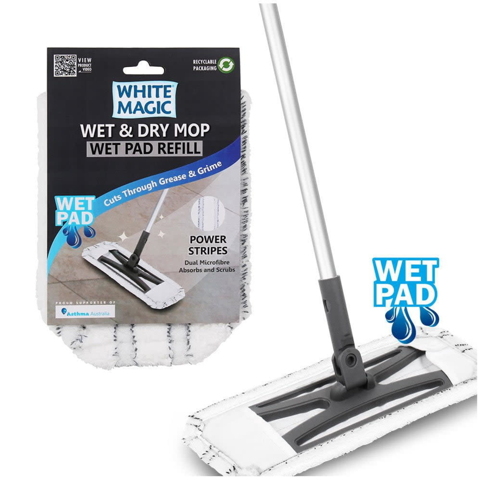 White Magic White Magic Wet & Dry Mop - Wet Pad Refill