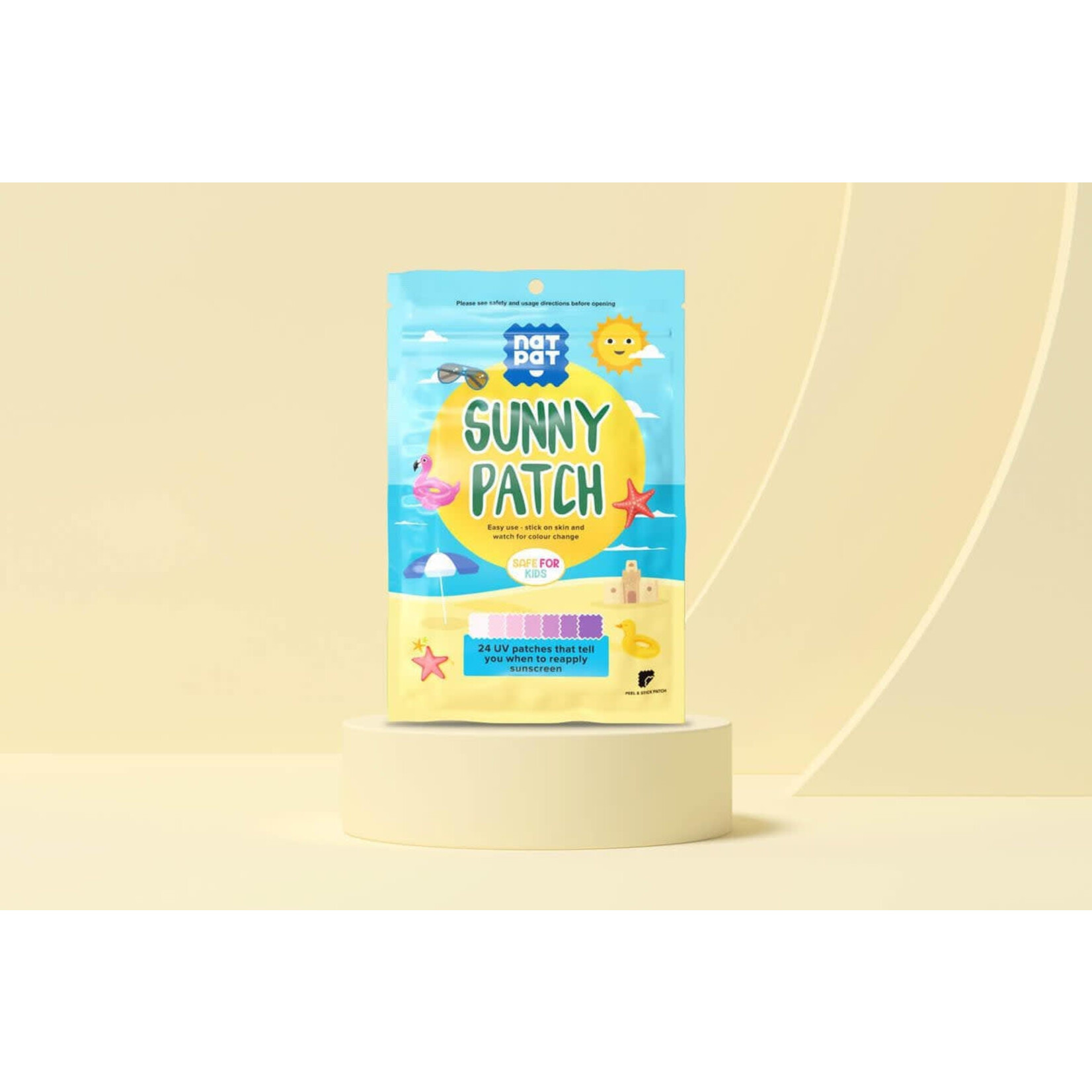 The Natural Patch Co The Natural Patch Co. Sunny Patch UV-detecting Stickers