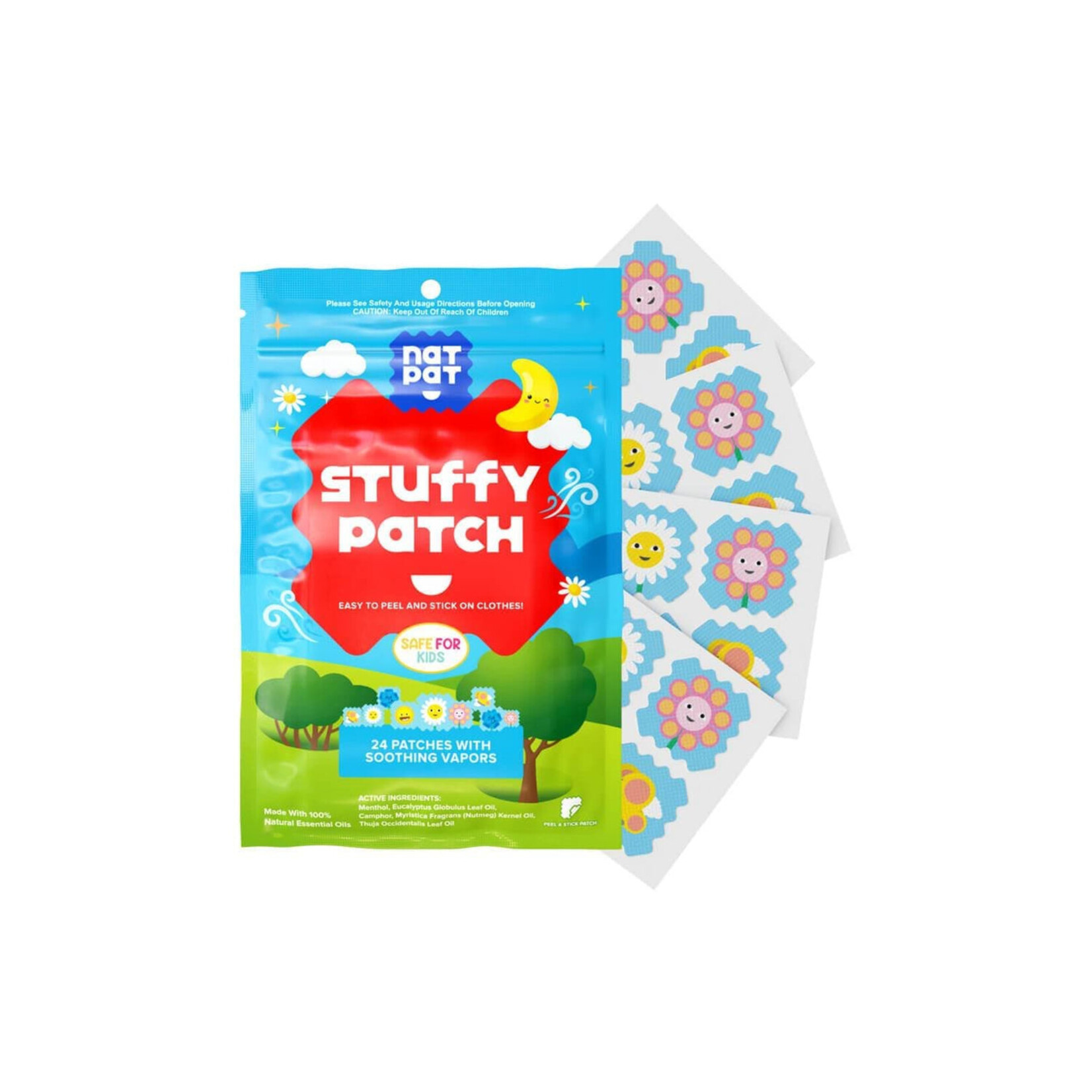 The Natural Patch Co The Natural Patch Co. Stuffy Patch Congestion Relief Stickers