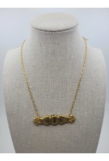 1800s Bar Pin on 1960s Chain Necklace