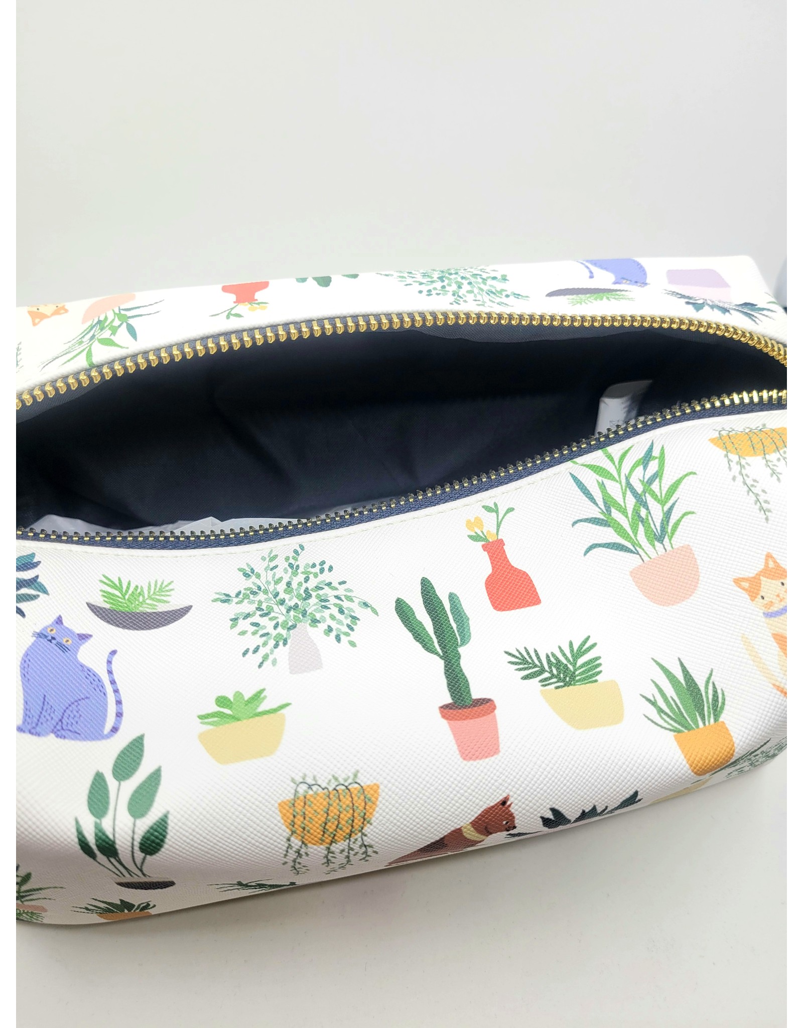Studio Oh! Plants & Cats Cosmetic Bag