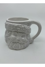 White Santa Mug