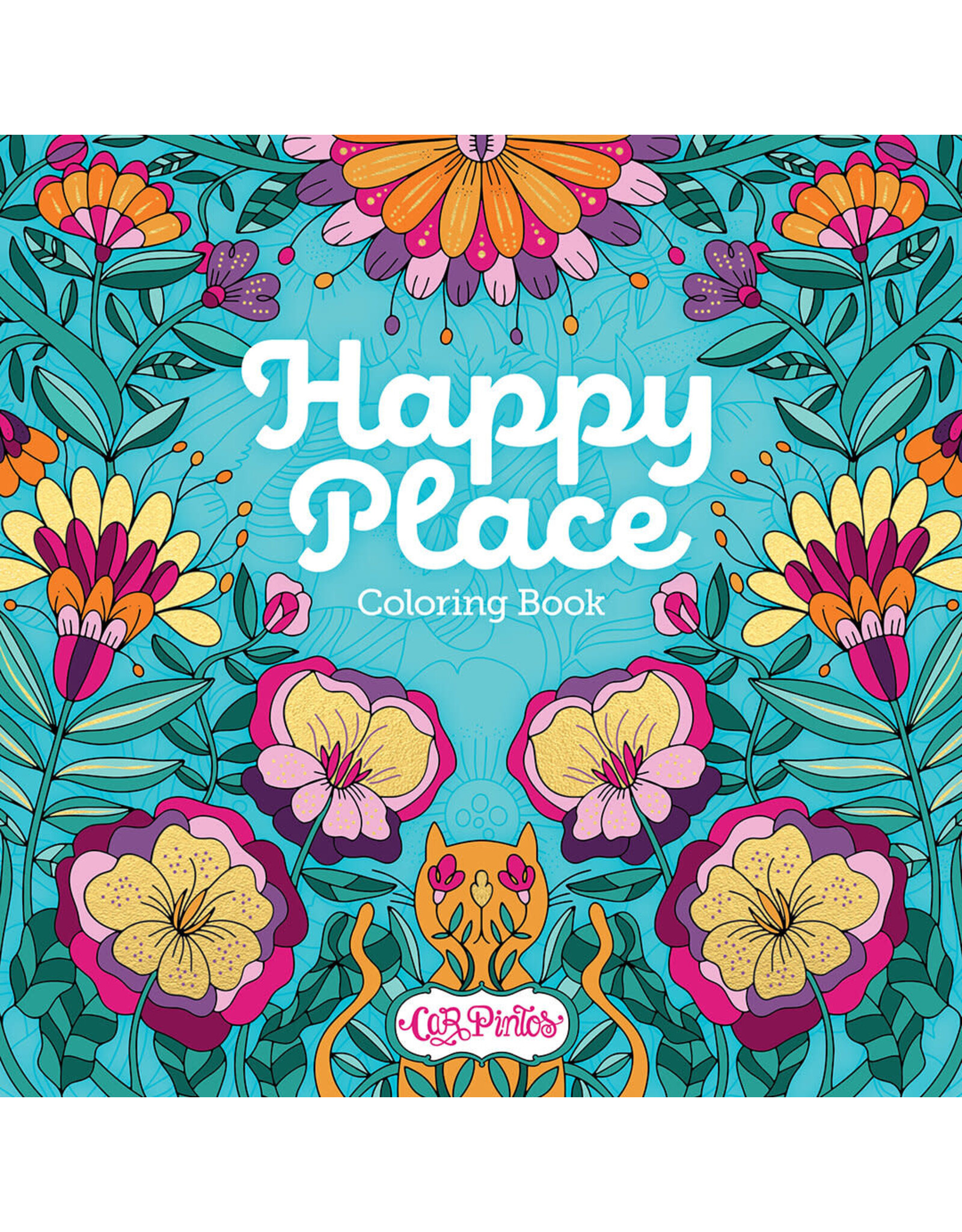 Happy Place Coloring Book