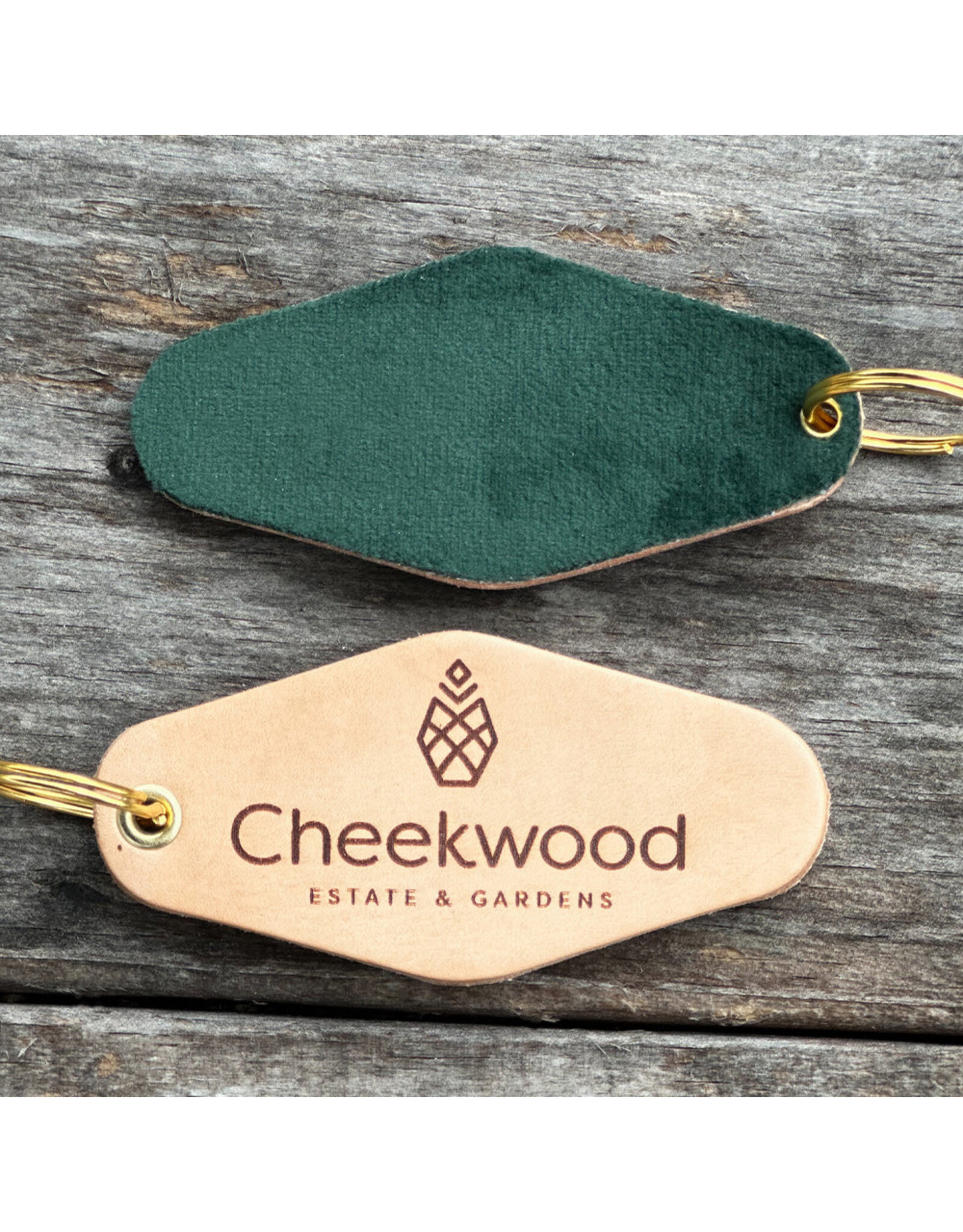 Cheekwood Leather Keychain