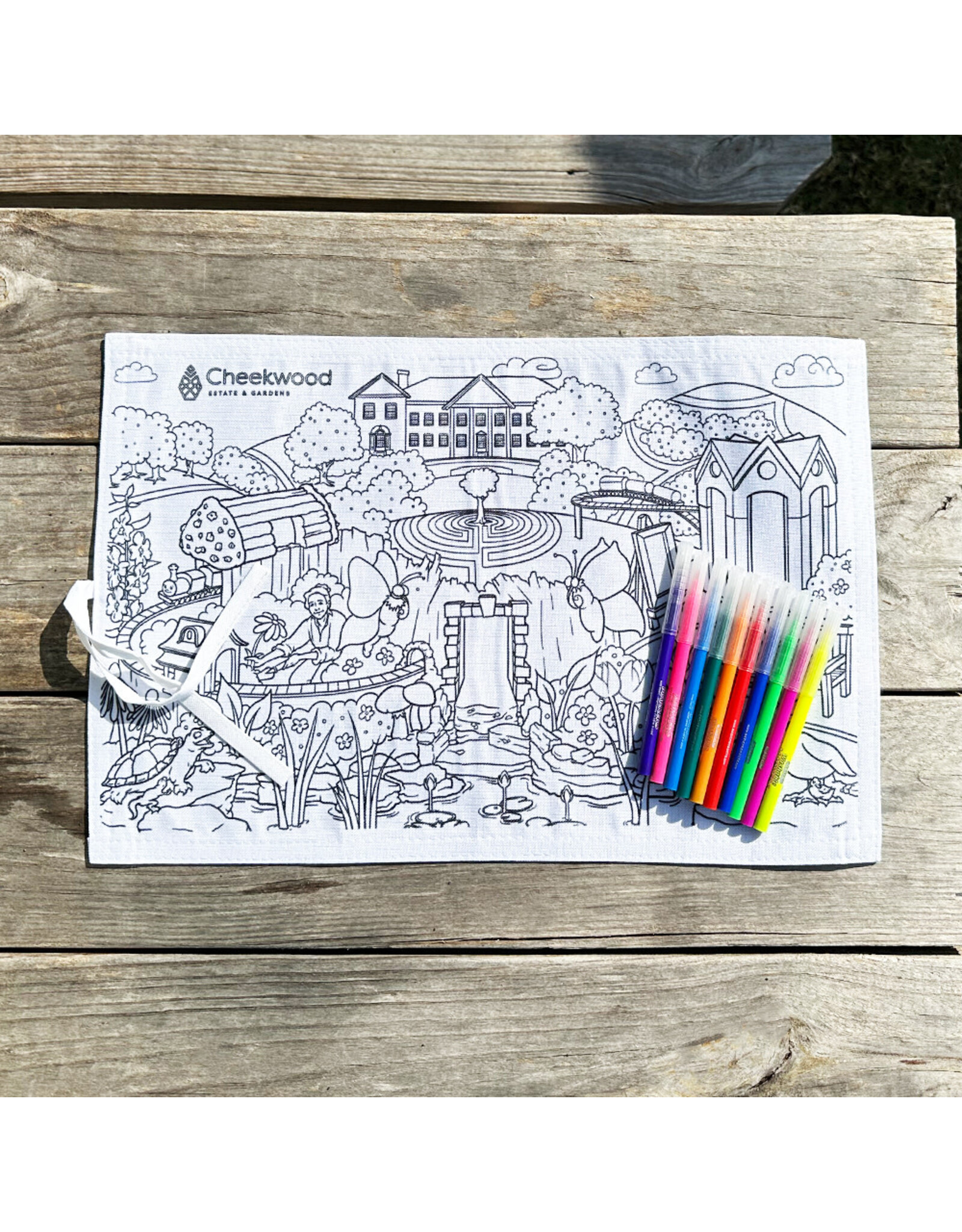 Cheekwood Coloring Placemat with Markers