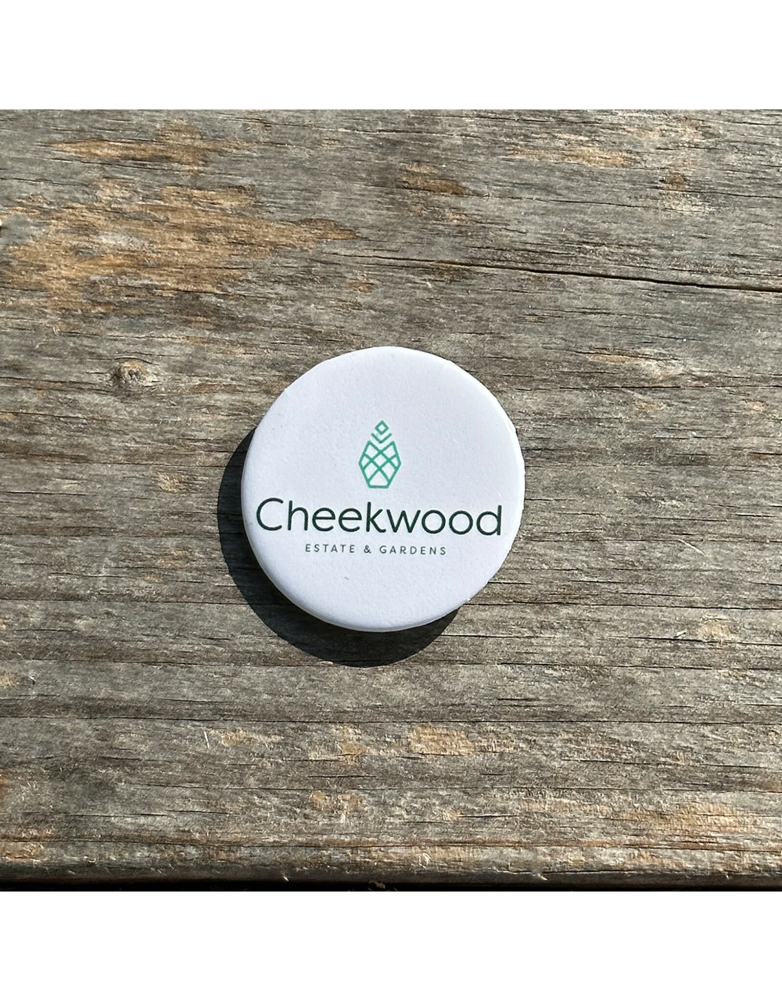 Cheekwood Logo White Button/Pin