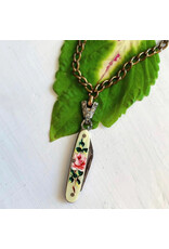 Vintage Painted Knife Necklace