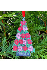 Cheekwood Poinsettia Tree Metal Ornament