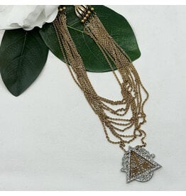 1920s Triangle Necklace