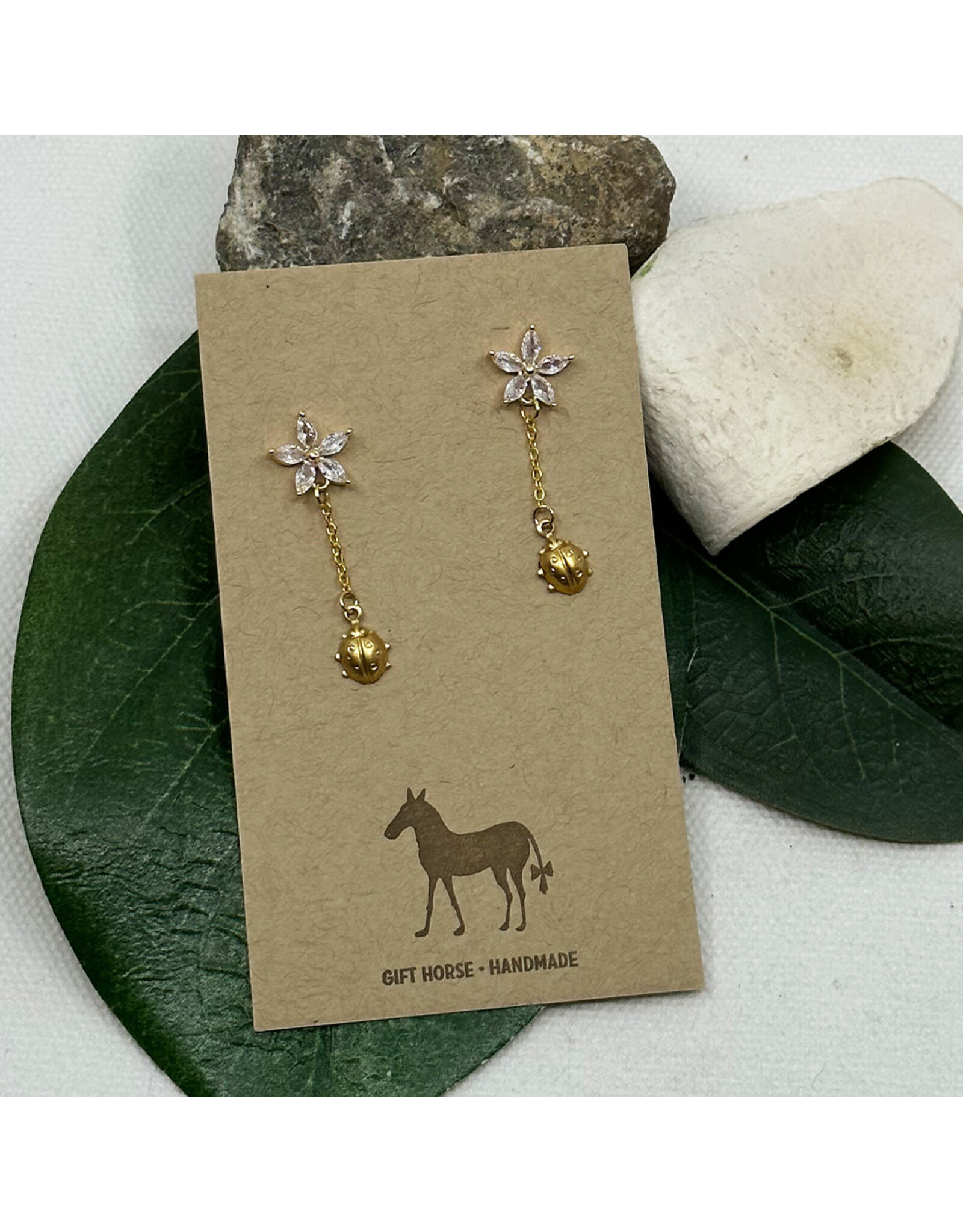 Brass Dangle Earrings