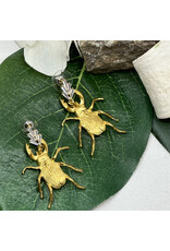Beetle Drop Earrings