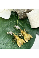 Beetle Drop Earrings