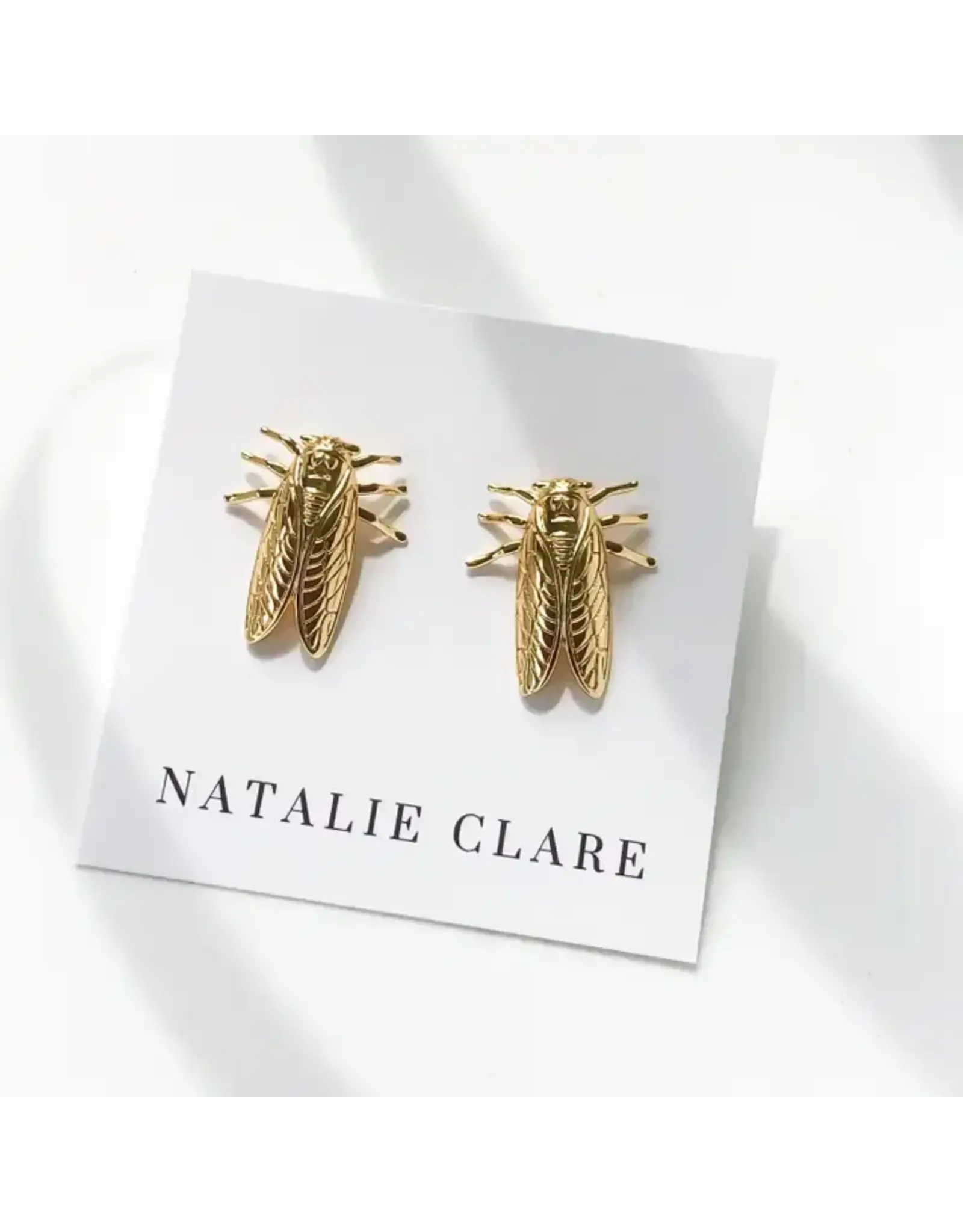 Cicada 18k Earrings