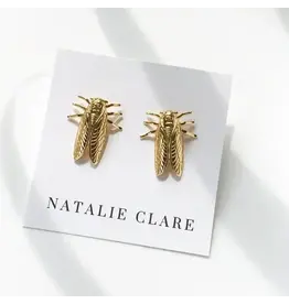 Cicada 18k Earrings