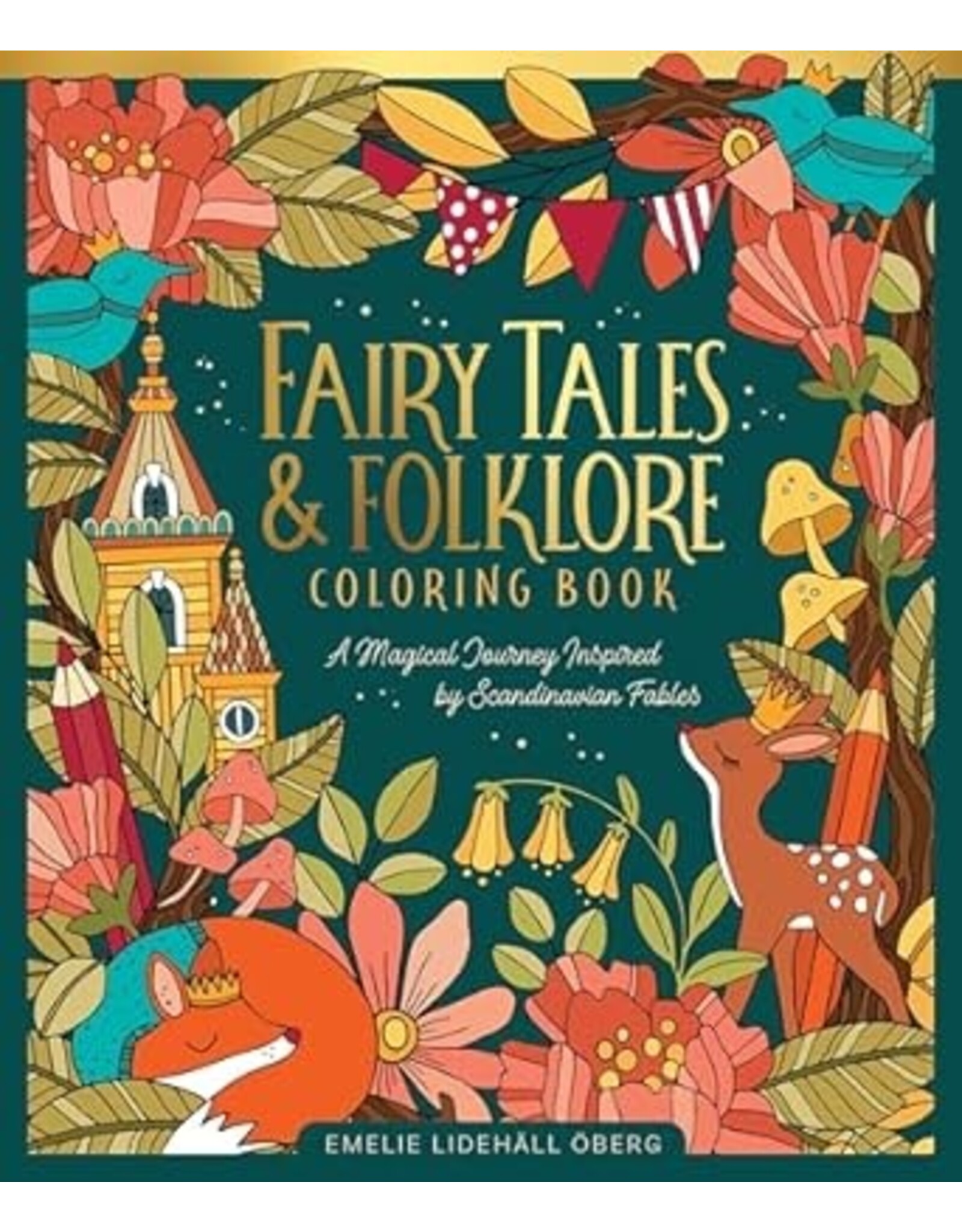 Fairy Tales & Folklore Coloring Book