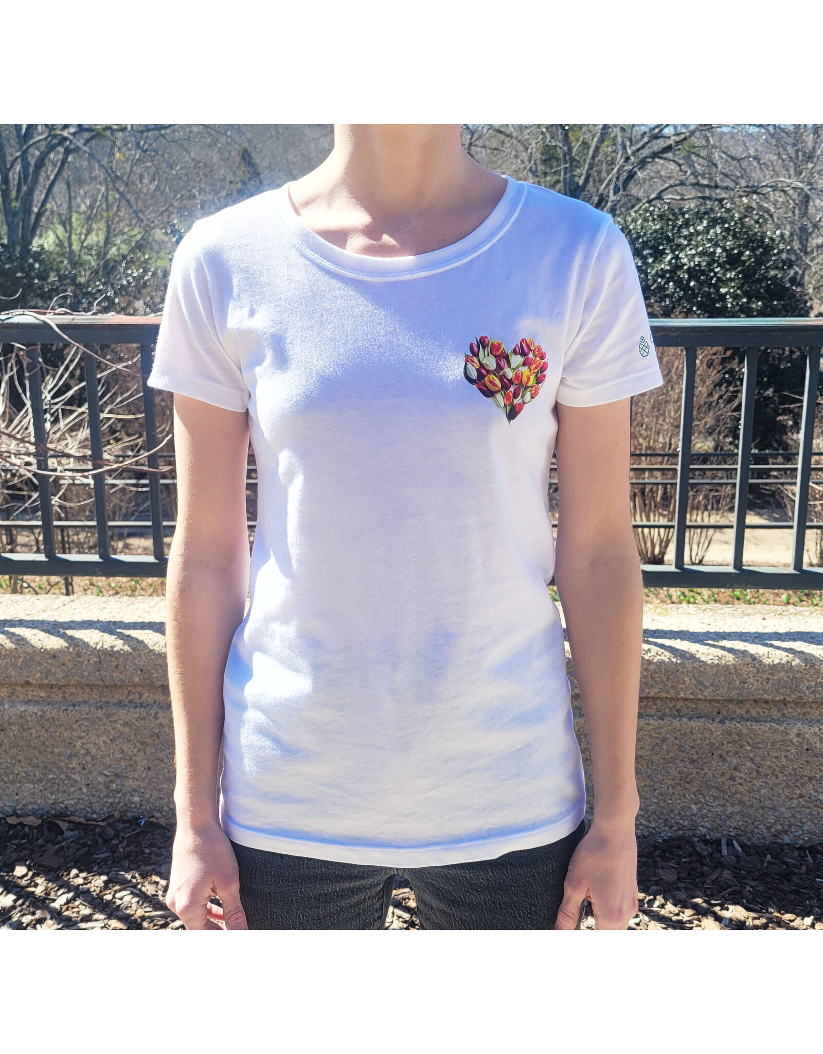 Love Grows Here Fitted Tee