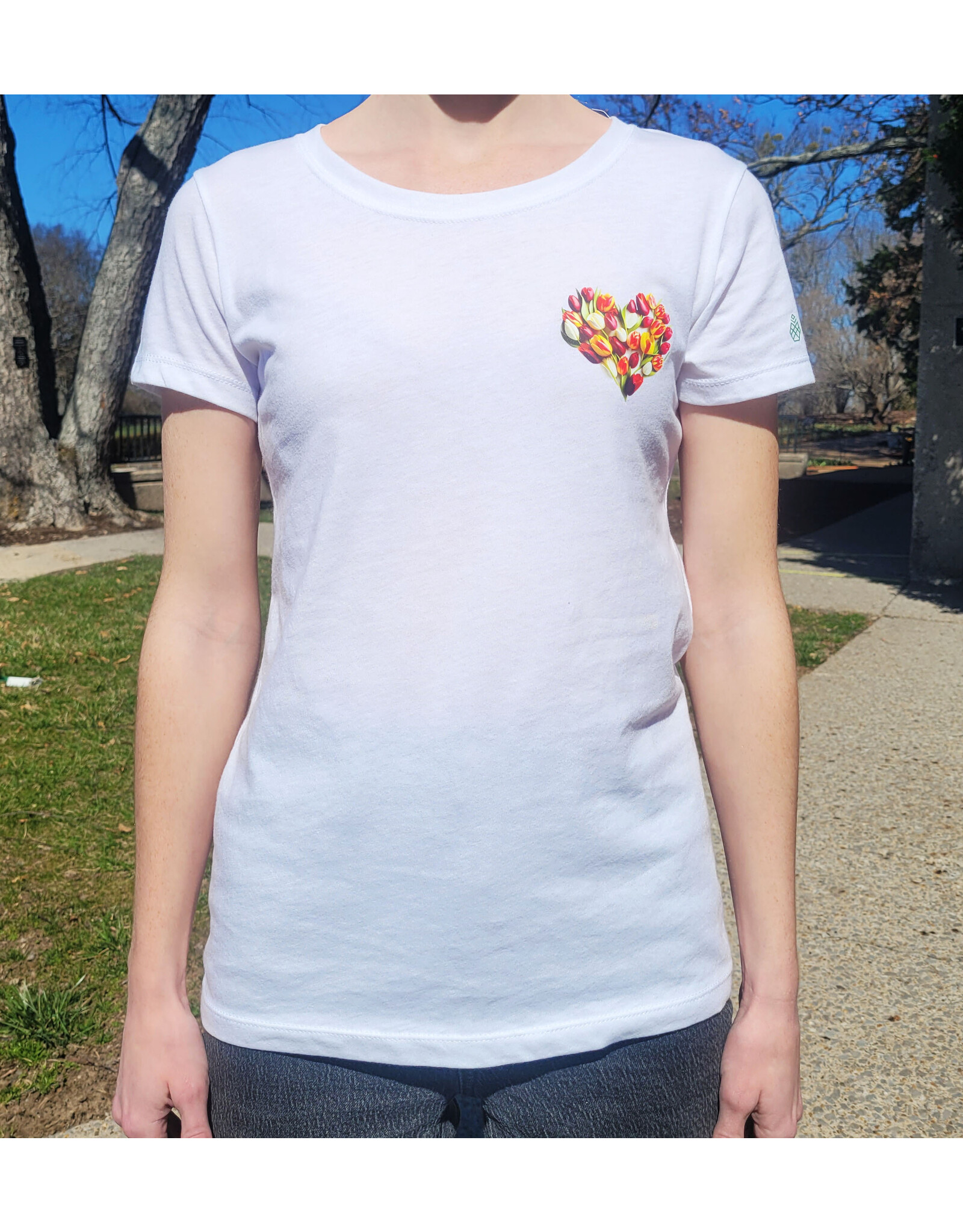 Love Grows Here Fitted Tee