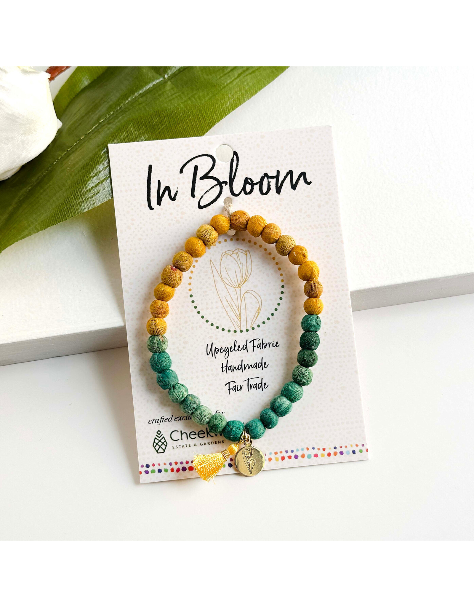 Cheekwood in Bloom Fabric Bracelet