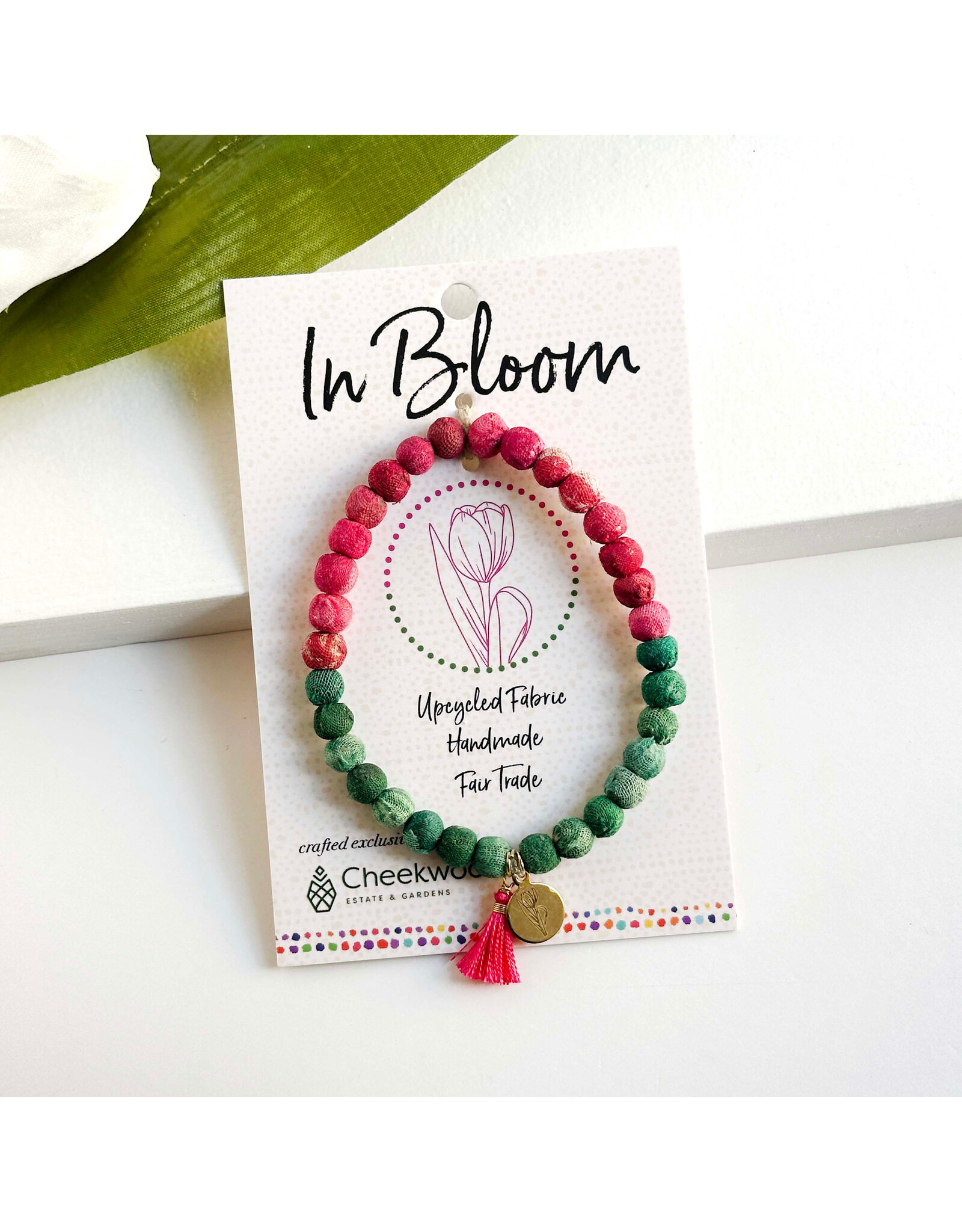 Cheekwood in Bloom Fabric Bracelet