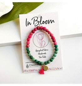 Cheekwood in Bloom Fabric Bracelet