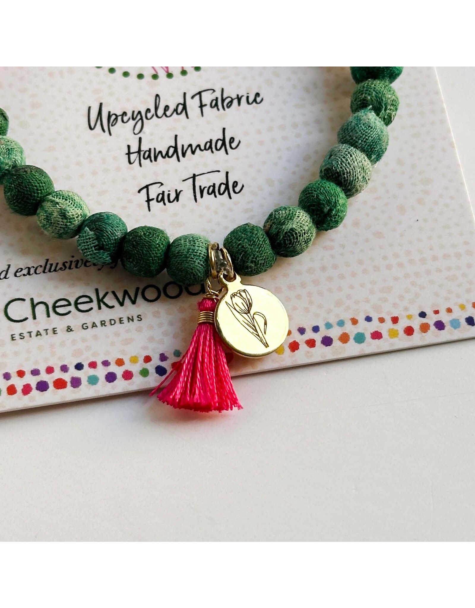 Cheekwood in Bloom Fabric Bracelet