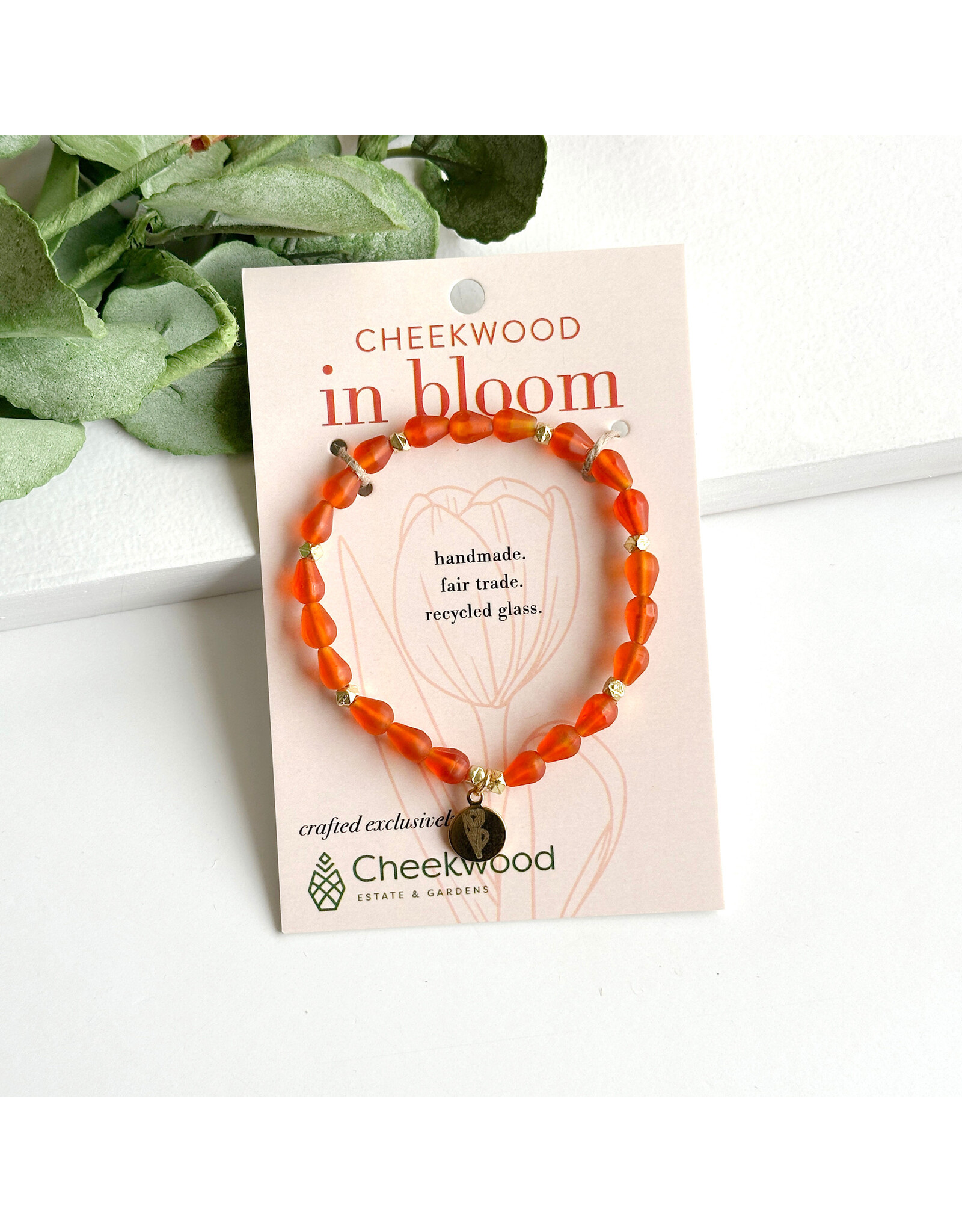 Cheekwood in Bloom Glass Bracelet