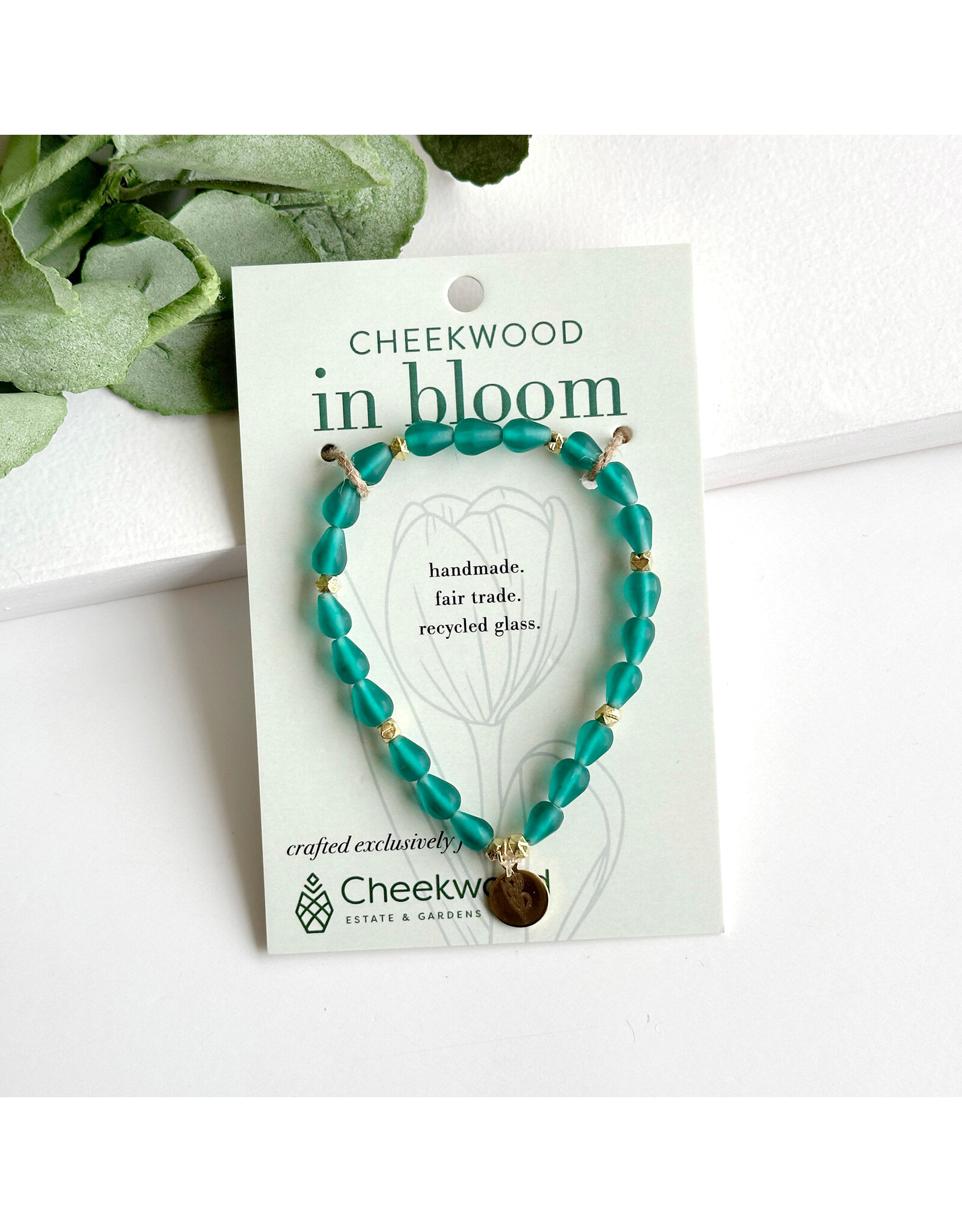 Cheekwood in Bloom Glass Bracelet