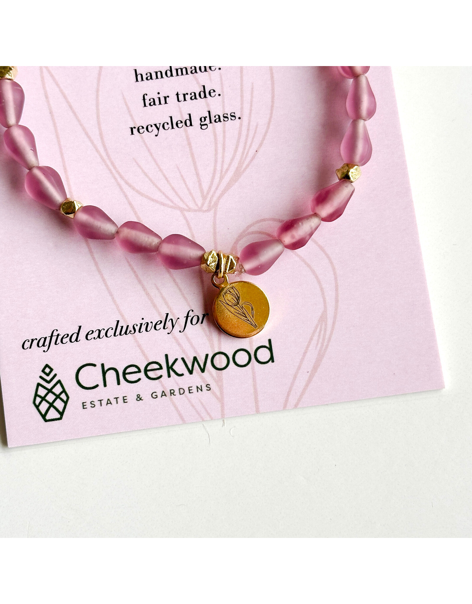 Cheekwood in Bloom Glass Bracelet