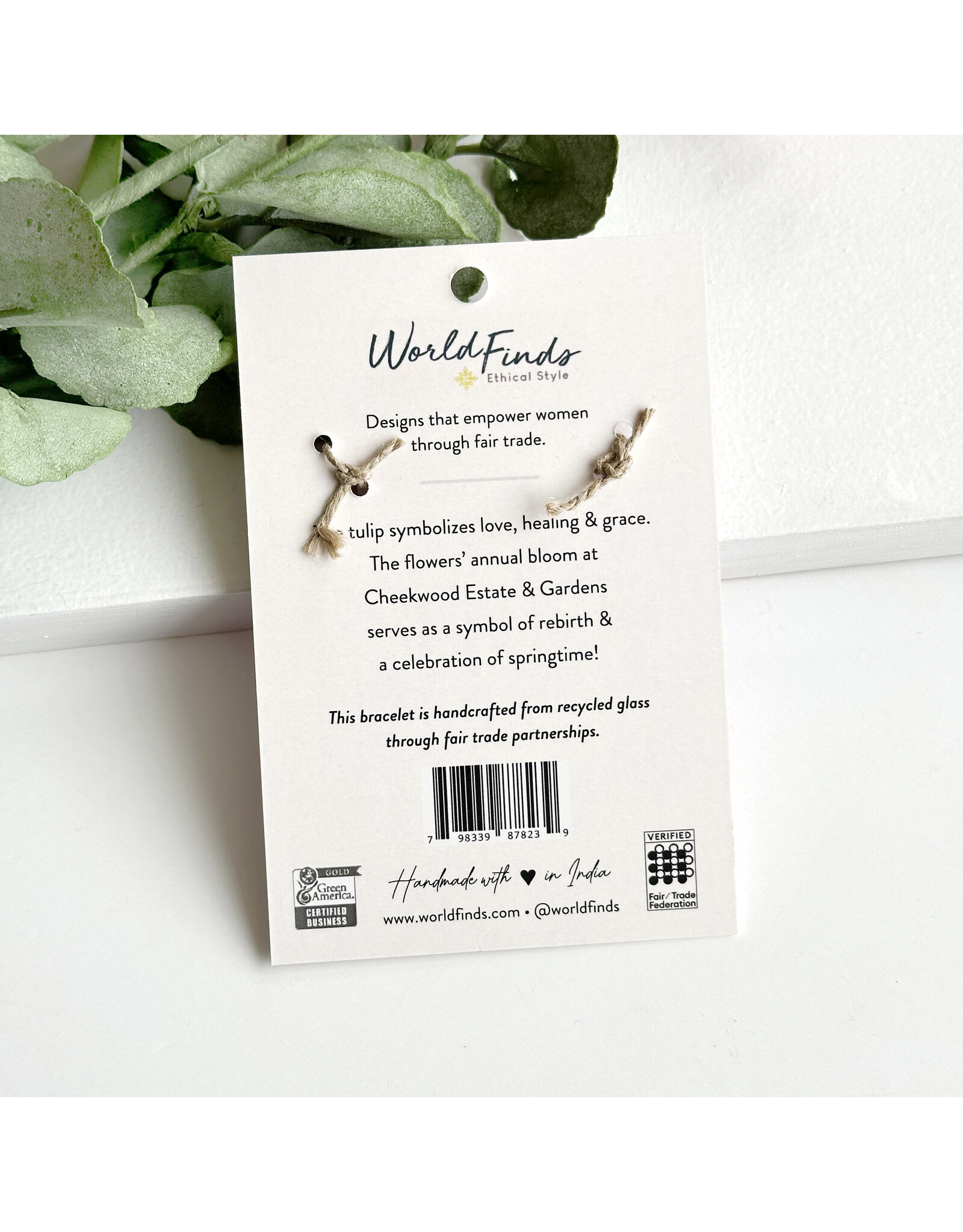 Cheekwood in Bloom Glass Bracelet