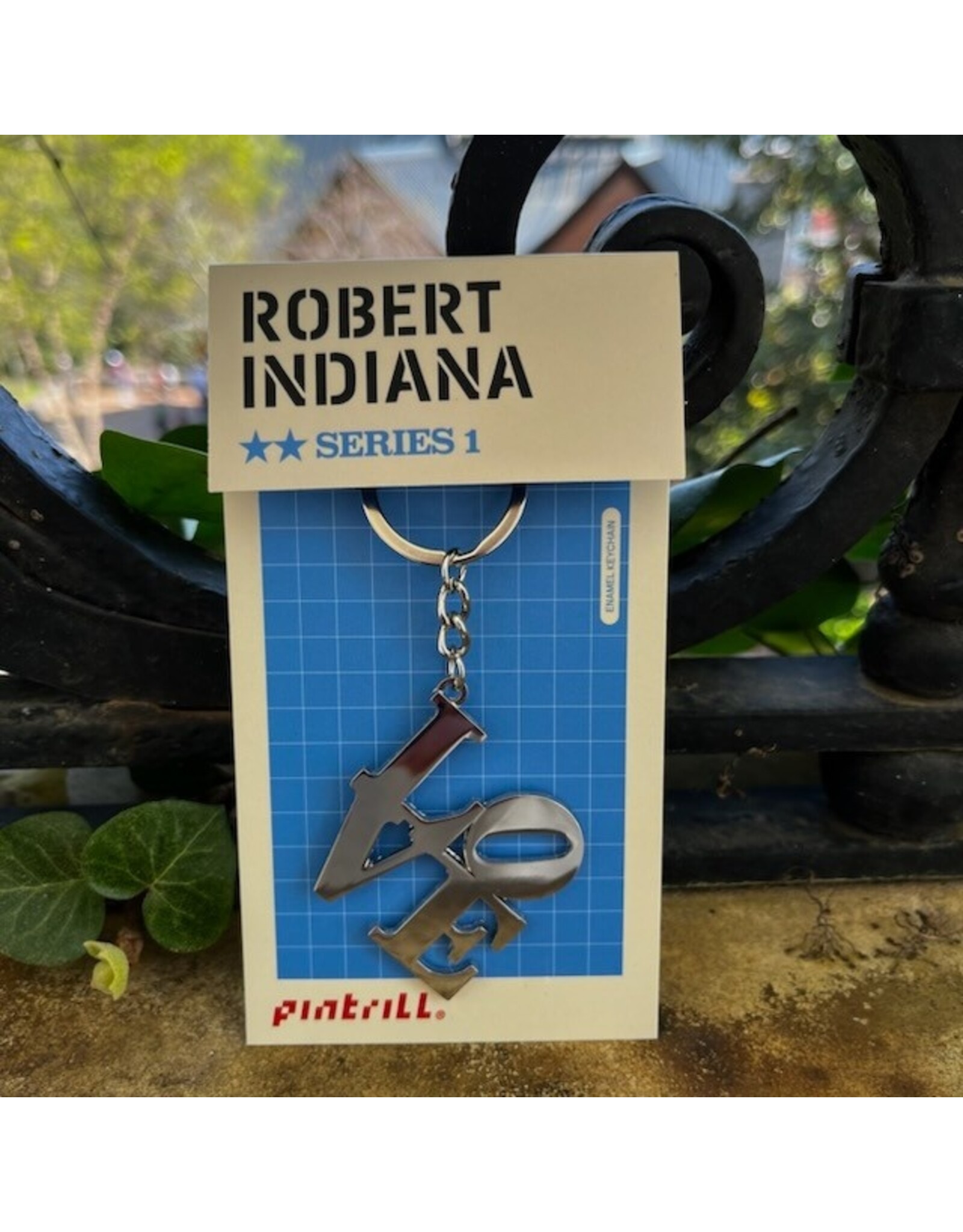 Robert Indiana LOVE Keychain