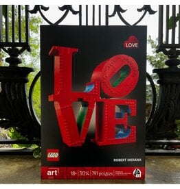 LEGO Robert Indiana LOVE Sculpture