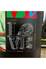 LEGO Robert Indiana LOVE Sculpture