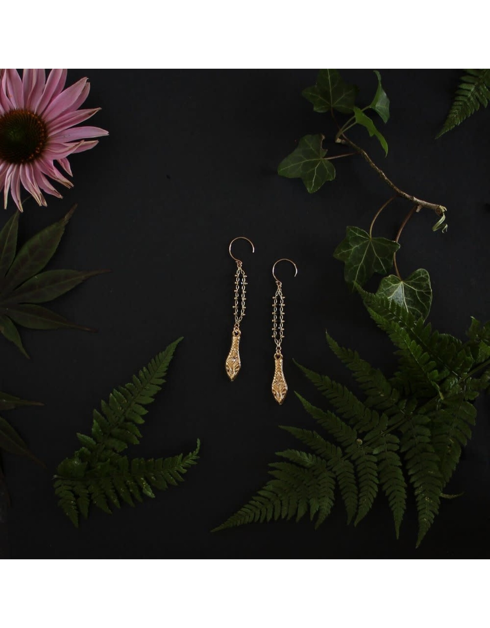 Feathered Serpent Earrings