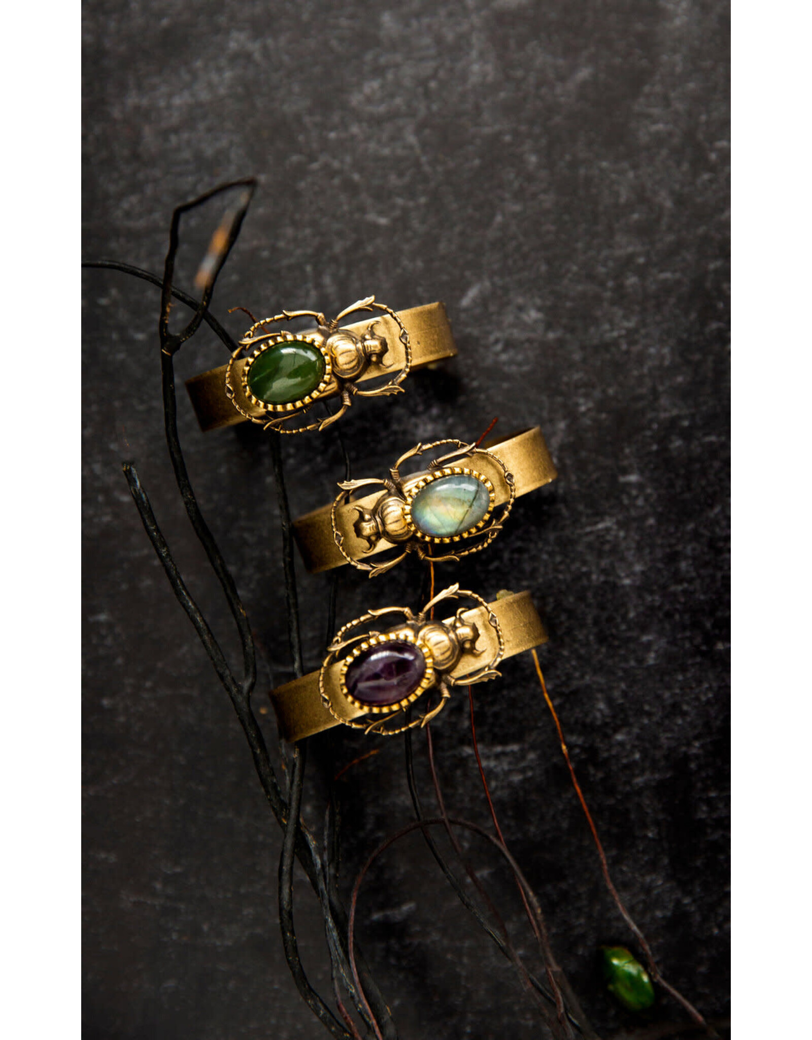 Sacred Scarab Cuff