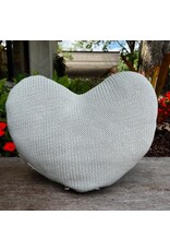 Knitted Heart Pillow